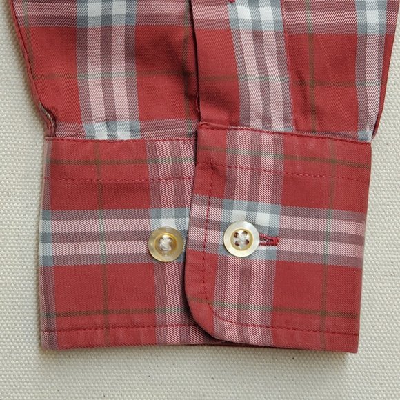 Burberry London Made in USA Button Down M - Picture 5 of 6